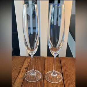 Elegant Clear Champagne Flutes